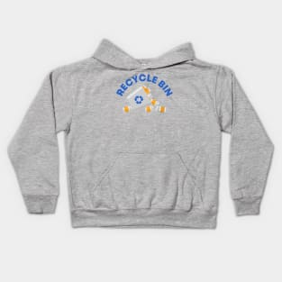 Desktop Recycle Bin Computer Progammers Kids Hoodie